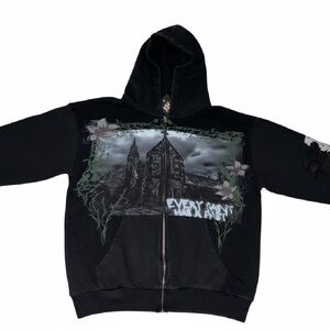 Every Paint Black Graphic Hoodie